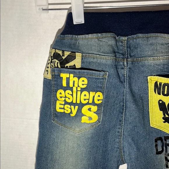 Blue Classic Jeans with Natural Fading - Picture 3 of 11